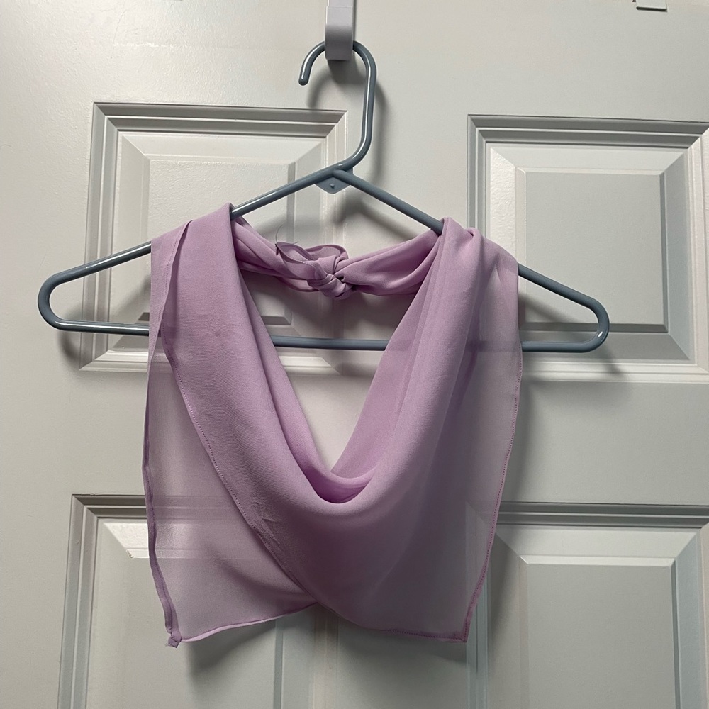 Lavender Sheer Scarf